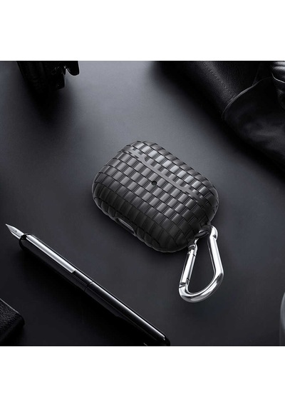 Apple AirPods Uyumlu Pro Zore Airbag 18 Kılıf Siyah