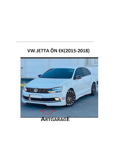 Vw.jetta 2015-2018 Ön Tampon Eki-fiberglass-boyasız