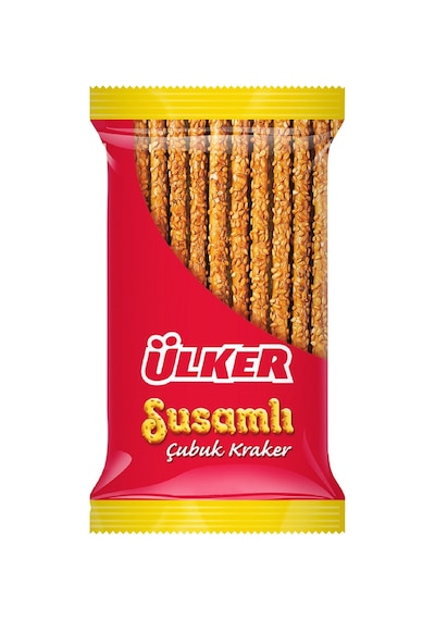 Ülker Susamlı Çubuk Kraker 45 G 22'li Paket - İkonik Lezzet 6'li Avantaj Paketi - 6 Adet Tarı