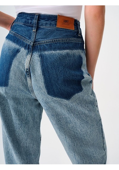 LOFT Straight Regular Fit Kadın Pantolon Lf2034368 Q1.v1 Denim