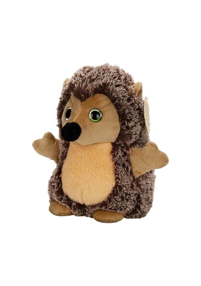 4800 Peluş Kirpi 28 Cm -nessiworldman Kahverengi