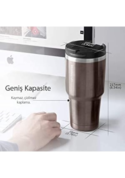 Mannhart By Spigen B201 Sızdırmaz Vakumlu Çelik Termos 887Ml