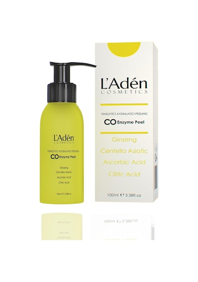 L'adén Cosmetics Anında Soyucu Ginseng Peeling Ölü Deri Arındırıcı, Yenileyici, Aydınlatıcı Vücut, Yüz Peel