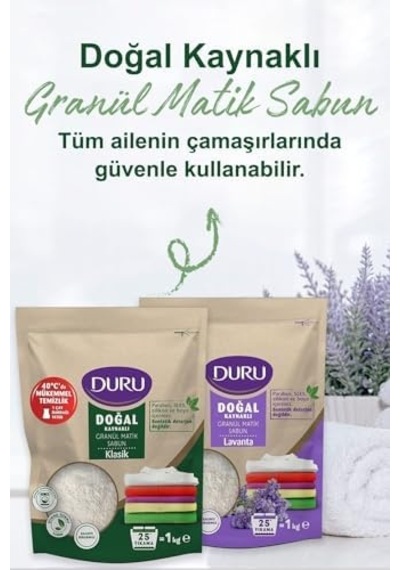 Doğal Granül Matik Sabun Klasik 3 X 1 Kg