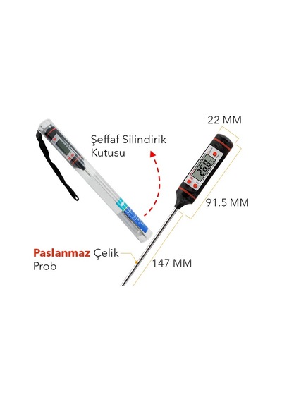 Loyka 9263 Plus Çubuk Termometre