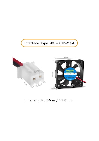 12v 5x5cm Fan