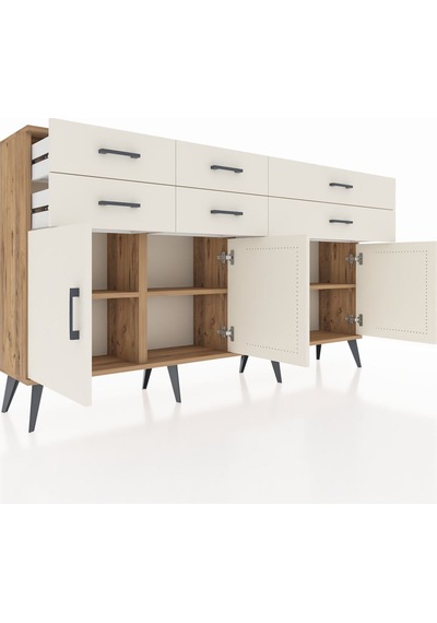 Arges Konsol 3 Raflı 6 Çekmeceli 4 Kapaklı 176x30x99 Çam-aytaşı Aytası - Atlas Çam Arges Konsol 3 Raflı 6 Çekmeceli 4 Kapaklı 176x30x99 Çam-aytaşı Aytası - Atlas Çam