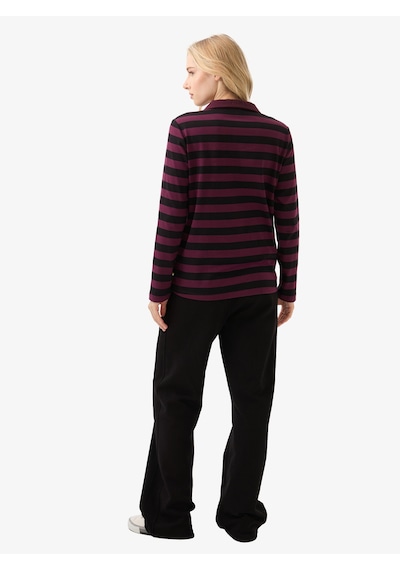 Kadın Polo Yaka T-shirt 60583 - Siyah SIYAH