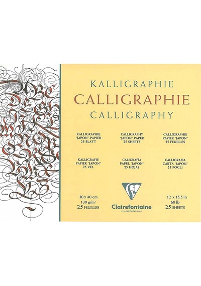 Clairefontaine Calligraphy Blok 130gr 25 Yaprak 30x40 CM