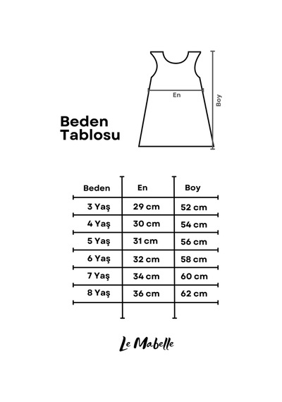 Le Mabelle Beyaz Pullu Katlı Kız Çocuk Elbise - Lily Beyaz