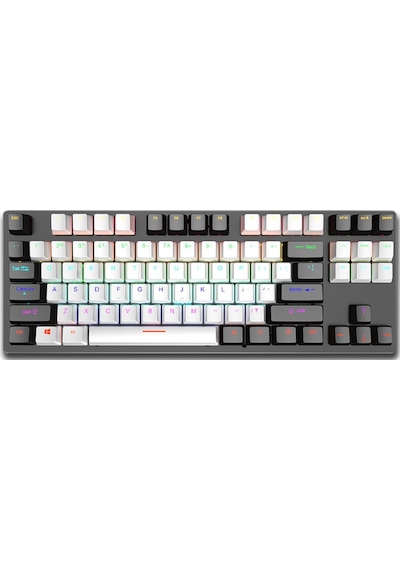 K550 Kablolu Hot-swap Blue Switch Rgb Mekanik Klavye 87 Tuş