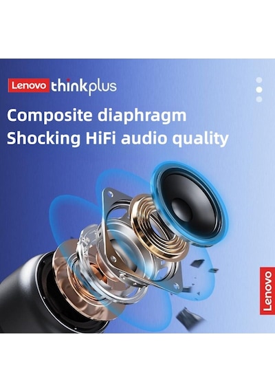Lenovo K30 Wireless Bluetooth Speaker With Bass Emulates The Metal Texture Of Car İnterior And Ou...
