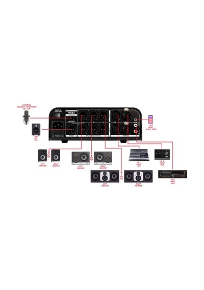 Drawmer 26 0003 Mc2.1 Monitor Controller Düşük Gürültü Yüksek D