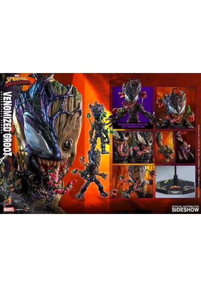 Hot Toys Venomized Groot Collectible Figure Tms 027 - Spider-Man.