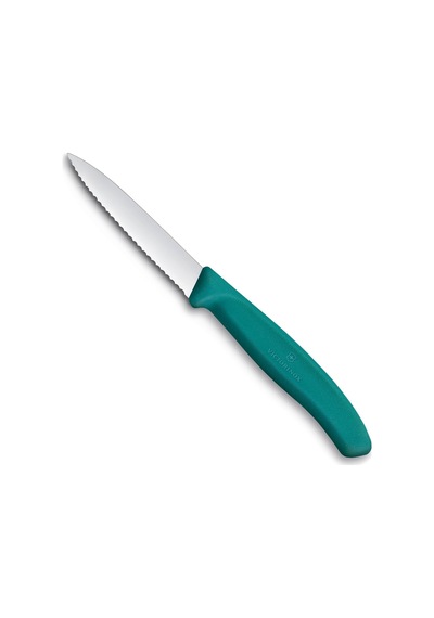 Victorinox 6.7634.c1 Swiss Classic 8cm Tırtıklı Soyma Bıçağı, Yeşil Diğer