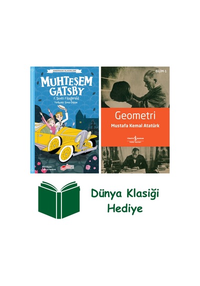 Muhteşem Gatsby + Geometri + Dünya Klasiği Hediye