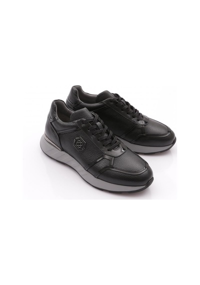 Dgn 6201 Erkek Bağcikli Sneakers Ayakkabi Siyah