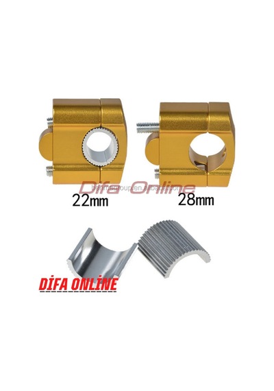 Ünversal Motosiklet 22Mm/28Mm Gidon Yükseltici Cnc Düz 552745090