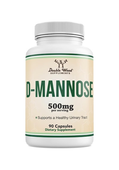 Double Wood D Mannose 500mg 90 Capsules D-mannose For Urinar...