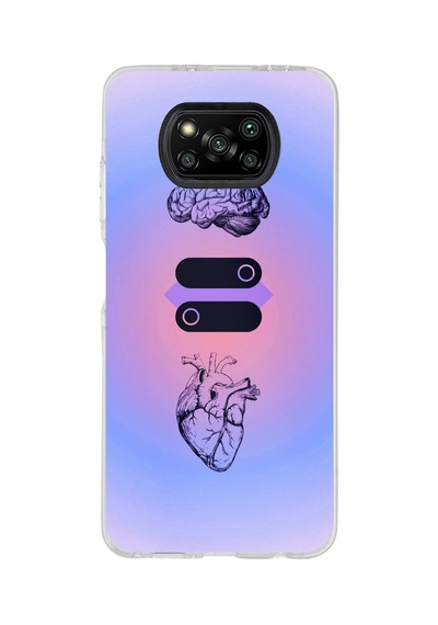 Poco X3-x3 Pro-nfc Uyumlu Mantık Ve Duygu Temalı Baskılı Silikon Kılıf