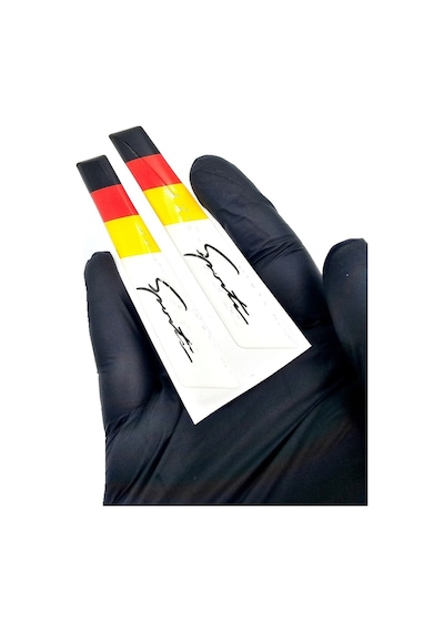 Germany Çamurluk Logosu Uyumlu Damla Sticker - Almanya Sports Sticker Damla