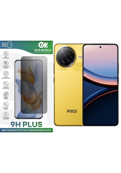 Poco F7 Ultra Ekran Koruyucu Tam Uyumlu 9h Esnek Nano Kırılmayan Mat Hayalet Privacy