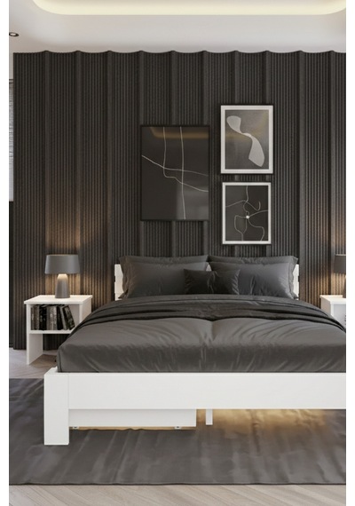 Letto 4 Çekmeceli Çift Kişilik Mdf Karyola
