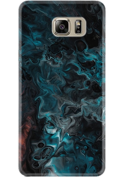 Samsung Galaxy Uyumlu S7 Edge Kılıf Silikon Colorful Abstract 1384