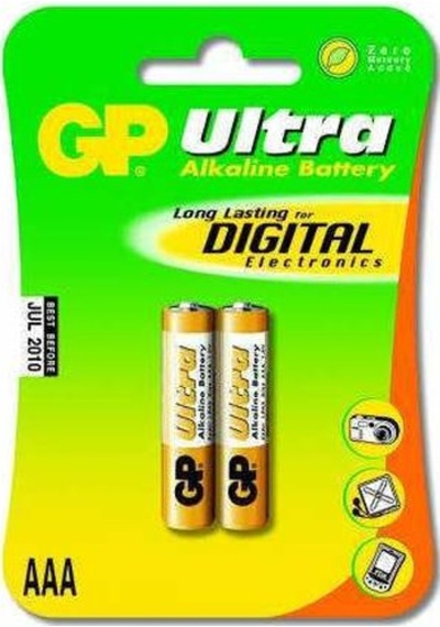 GP GP24AU-2U2 LR03 Ultra AAA Alkalin İnce Kalem Pil