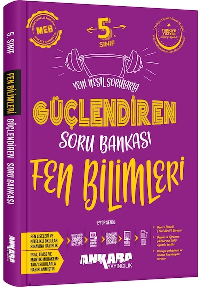 Ankara 2025 5. Sınıf Fen Bilimleri Güçlendiren Soru Bankası Güncel Müfredat