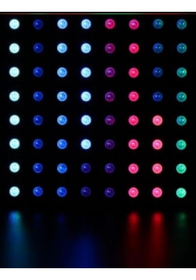 Ws2812b Matrix Dijital Esnek Ekran 8x8 Rgb Led Ayrı Ayrı Adresli Matrix Ekran 5v