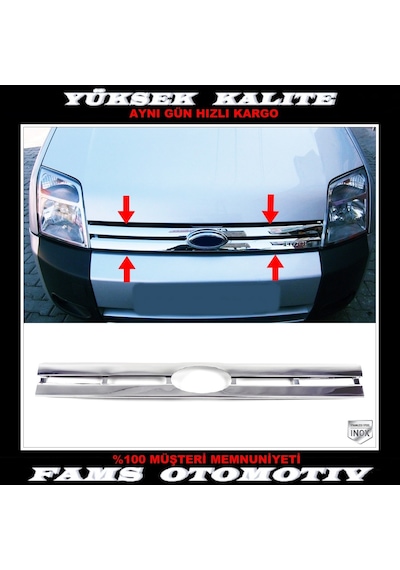 Ford Connect Krom Ön Panjur 1 Prç. 2006-2009 P. Çelik