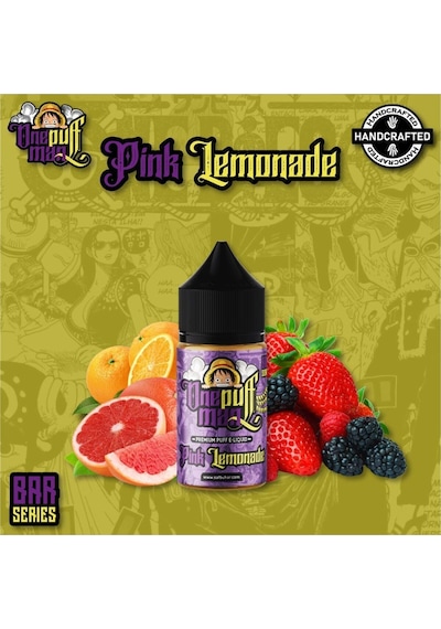 One Puff Man Pink Lemonade Premium Likit Aroma 30 ML