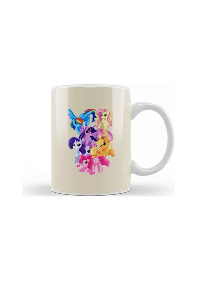 My Little Pony The Mane 6 Kupa Bardak Porselen Karışık