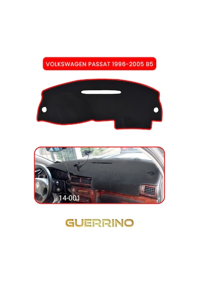 Volkswagen Passat 1996-2005 - B5 Torpido Koruma Halısı Kırmızı Kenar