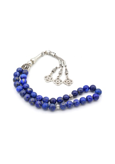 Hakiki Doğal Lapis Lazuli Taşı Tesbih