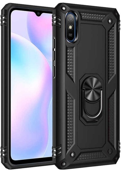 Xiaomi Redmi 9a Kılıf Zore Vega Kapak Siyah