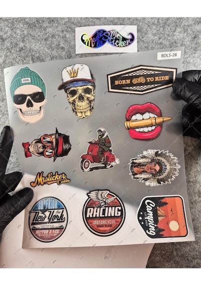 Bdls28 Küçük Boy 10lu Sticker Seti
