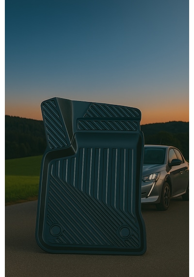 Peugeot 208 Elektrikli Uyumlu 3d Oto Paspas Premium