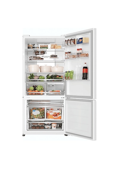 Haier HDR5818DNPW 640 L No Frost Alttan Donduruculu Buzdolabı