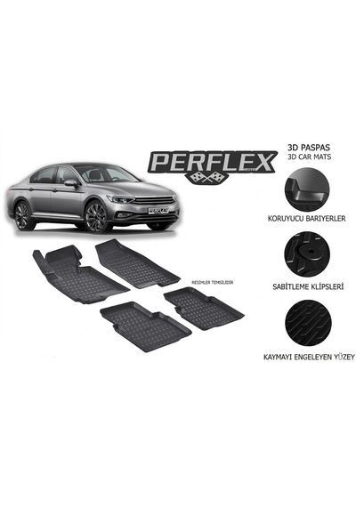 Passat B8 B9 2015-2024 Paspas Takımı Kauçuk