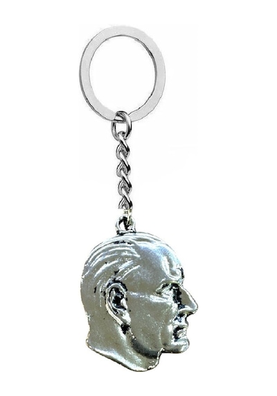 Atatürk Büst Figürlü Metal Unisex Anahtarlık