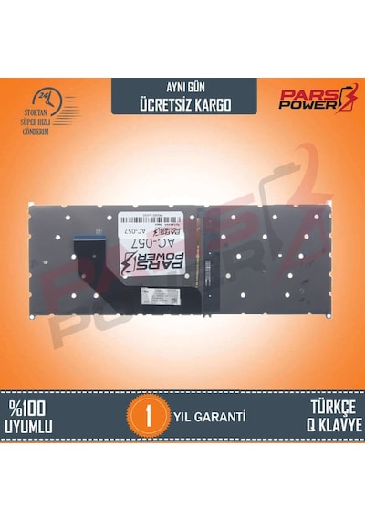 Acer Uyumlu Swift 3 Sf314-52-32Pc Klavye Siyah Tr Siyah