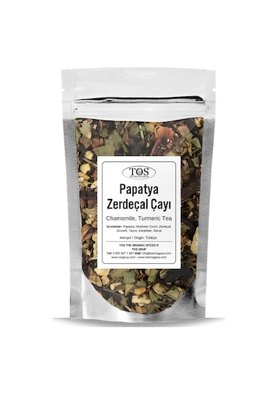 Tos The Organic Spices Papatya Zerdeçal Çayı 40 G