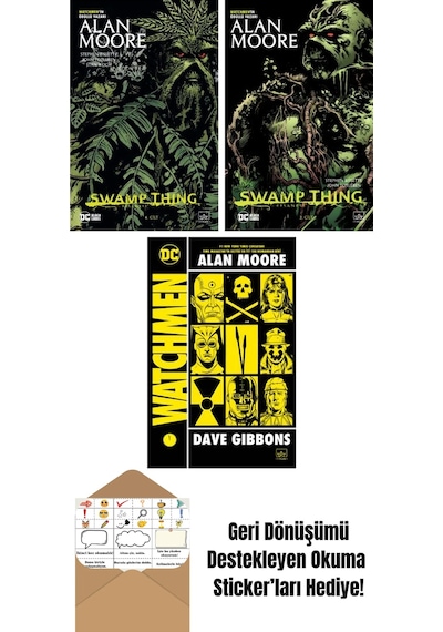 Swamp Thing Efsanesi: 4. Cilt + Swamp Thing Efsanesi: 2. Cilt + Watchmen