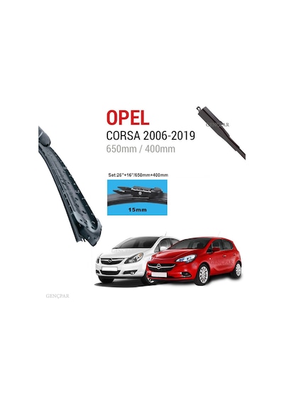 Opel Corsa Silecek Takımı 2006-2019