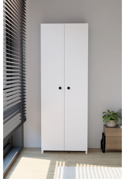 Alpaevmobilya 150 Cm 2 Kapaklı 5 Raflı Geniş Çok Amaçlı Yatak Odası Kıyafet Dolabı Düzenleyici Ve Organizer Beyaz Alpaevmobilya 150 Cm 2 Kapaklı 5 Raflı Geniş Çok Amaçlı Yatak Odası Kıyafet Dolabı Düzenleyici Ve Organizer Beyaz