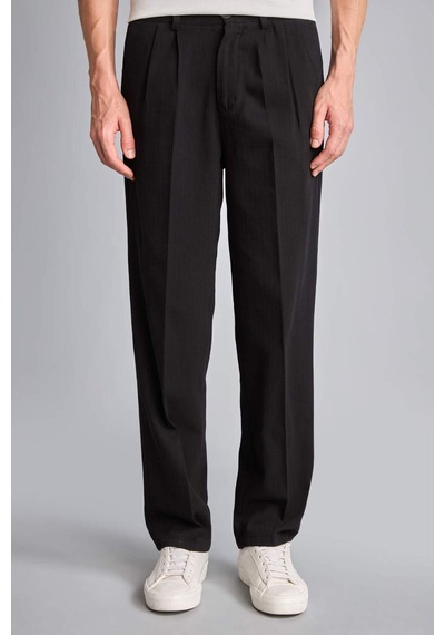 Defacto Relax Fıt Geniş Kesim Siyah Pantolon I1139ax26smbk81 Siyah-bk81