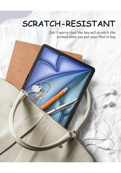 Apple Uyumlu iPad Air 13 Inç 2024 M2 Çip Paperlike Kırılmaz Ekran Koruyucu Kağıt Hissli A2898 A2899