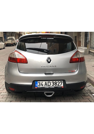Renault Megane 3 Rs Egzoz Görünümlü Difüzör Coupe (Plastik) N11.38938